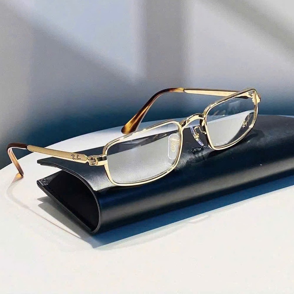 Mắt Kính Cận RayBan Rocky Polished Arista Gold RB3927V 4