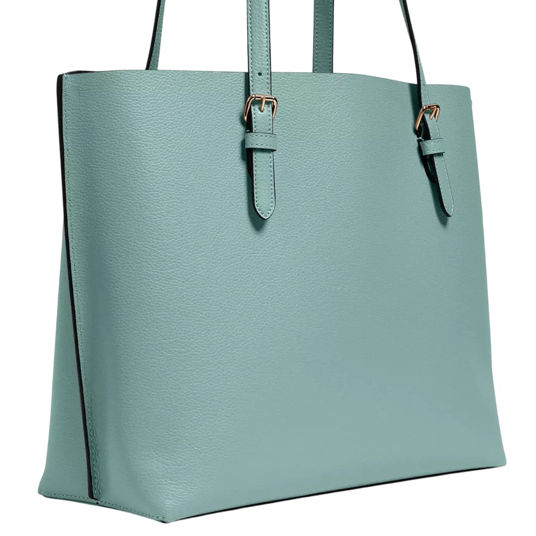 Túi xách Coach nữ Mollie Tote Bag Light Teal Silver 1671 1