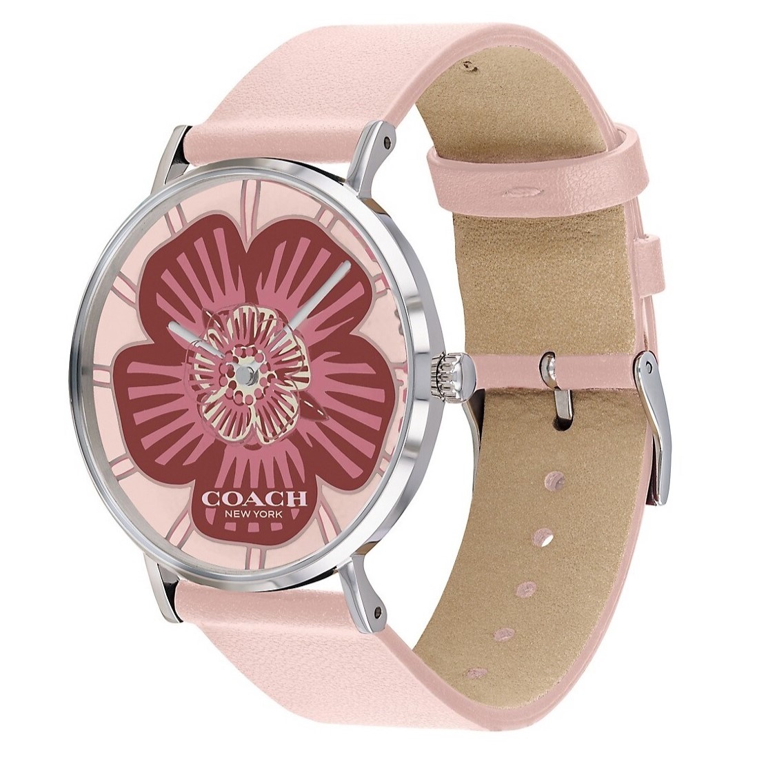 ĐỒNG HỒ ĐEO TAY COACH PERRY QUARTZ PINK FLORAL DIAL LADIES WATCH 14503231 9