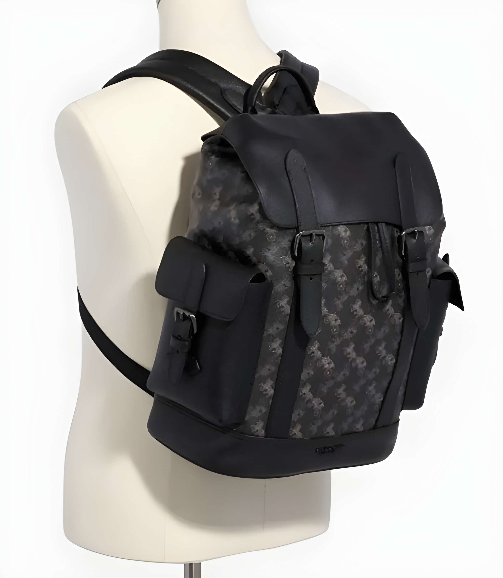 Balo Coach Hudson Backpack With Horse And Carriage Print Black Multi 89897 2