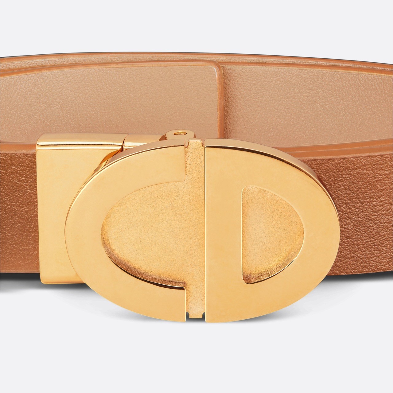 THẮT LƯNG FOREVER DIOR REVERSIBLE BELT GOLDEN SADDLE AND BISCUIT SMOOTH CALFSKIN 22 MM 4