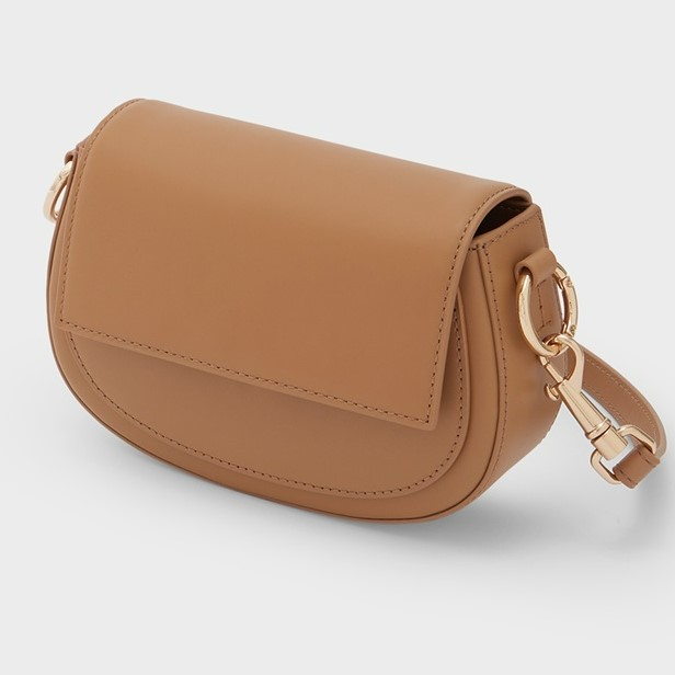 TÚI ĐEO CHÉO NỮ CHARLES KEITH NẮP GẬP SATIN SCARF LEATHER 17
