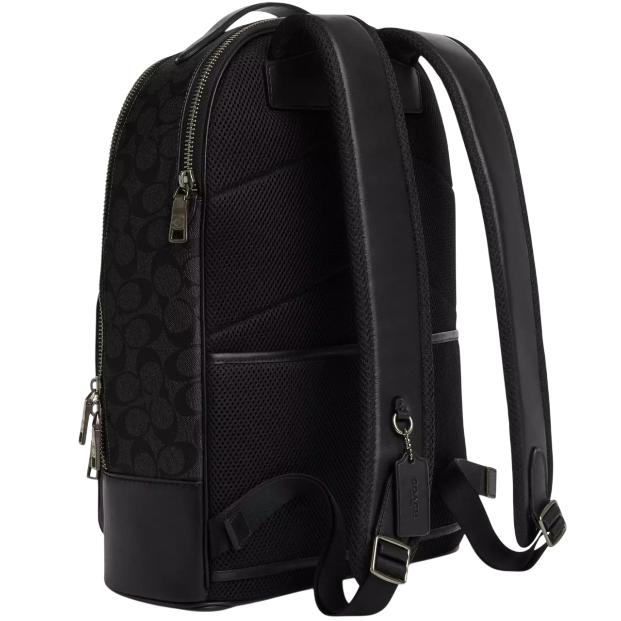 Ba lô Coach Ethan Backpack In Signature Canvas Gunmetal Black CL962 4