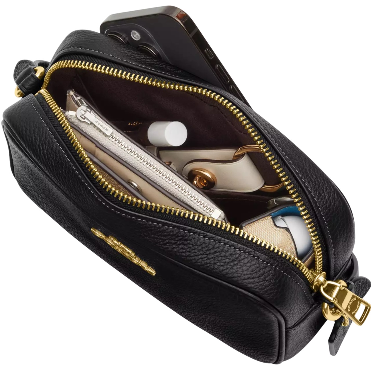 Túi Coach Mini Jamie Camera Bag With Quilting Chalk CY779 3