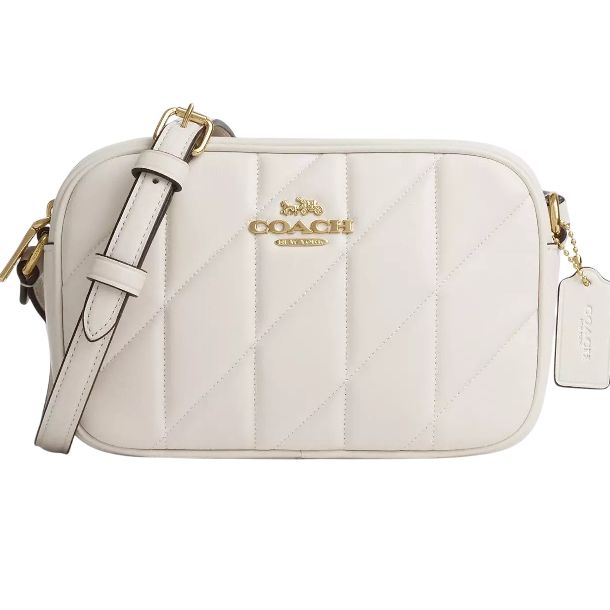Túi Coach Mini Jamie Camera Bag With Quilting Chalk CY779 5