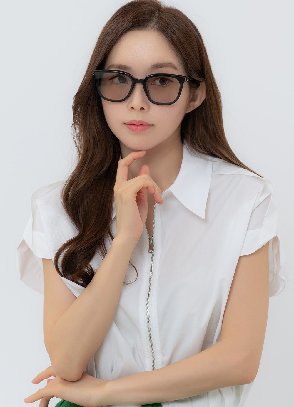 KÍNH MÁT GM GENTLE MONSTER PINO 01(BR) BROWN LENSES BLACK ACETATE FRAME 5