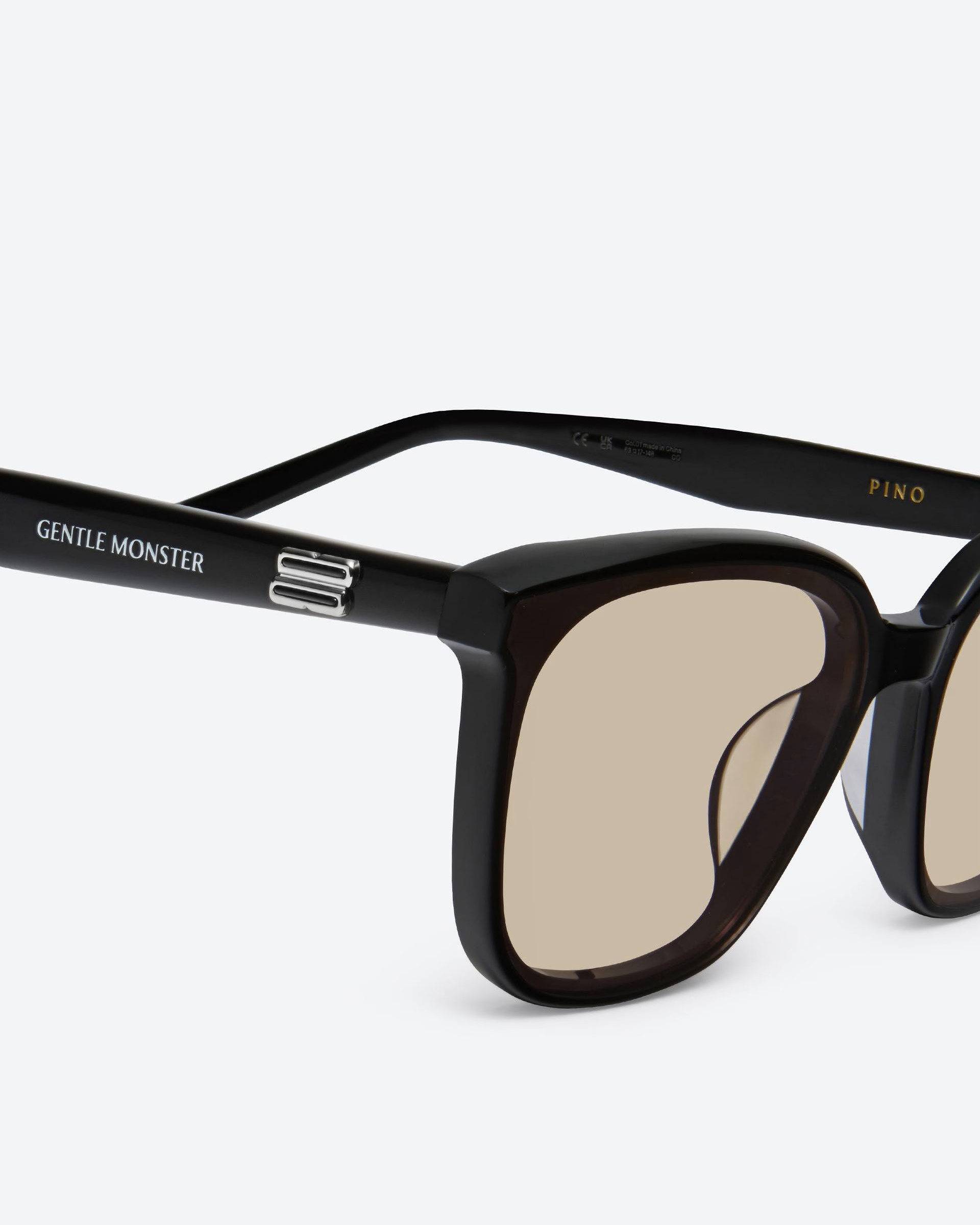 KÍNH MÁT GM GENTLE MONSTER PINO 01(BR) BROWN LENSES BLACK ACETATE FRAME 7