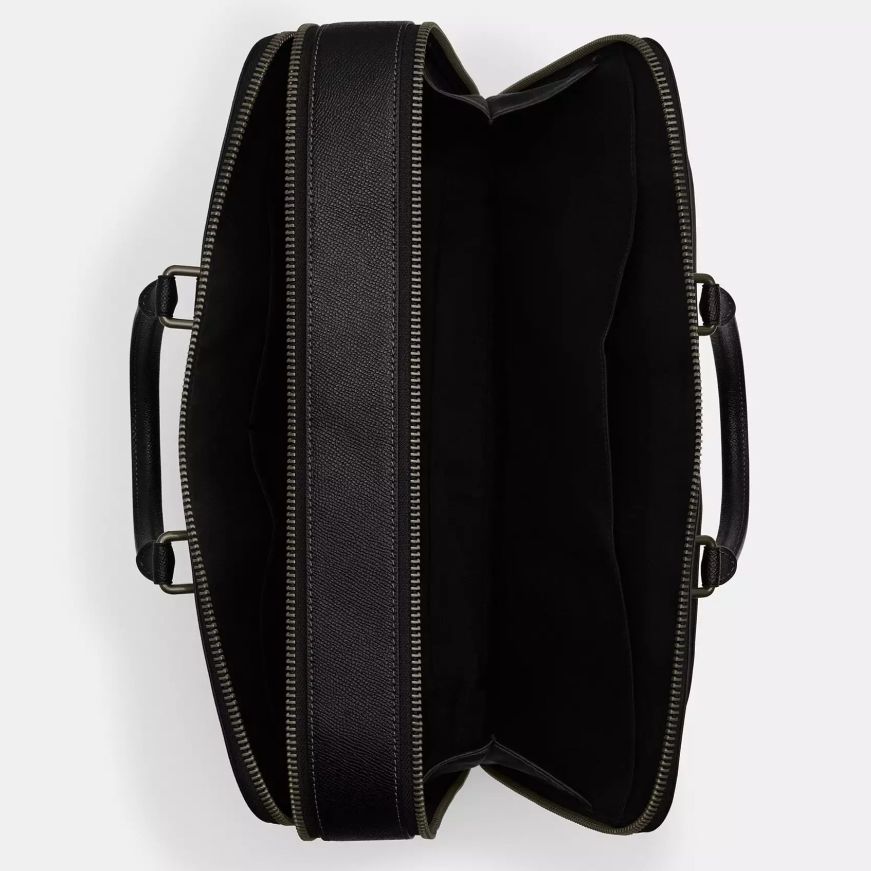 CẶP CÔNG SỞ COACH ETHAN BRIEF BLACK CROSSGRAIN LEATHER CR275 2