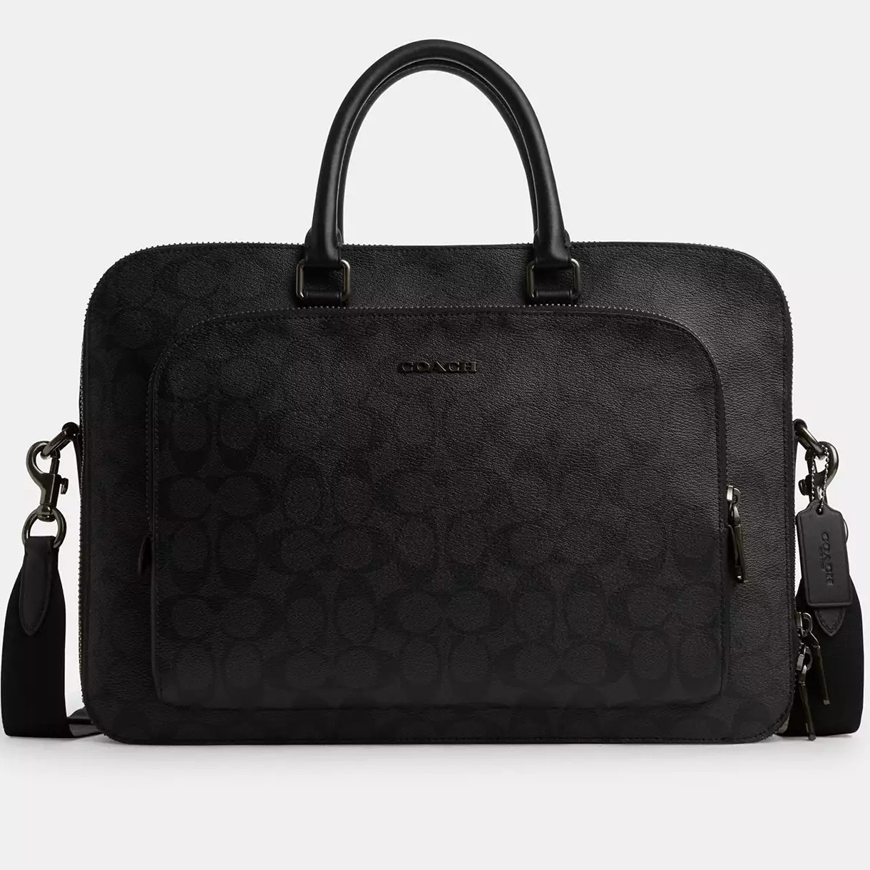 TÚI DÁNG CẶP LAPTOP NAM COACH ETHAN BRIEF IN SIGNATURE CANVAS CR274 2