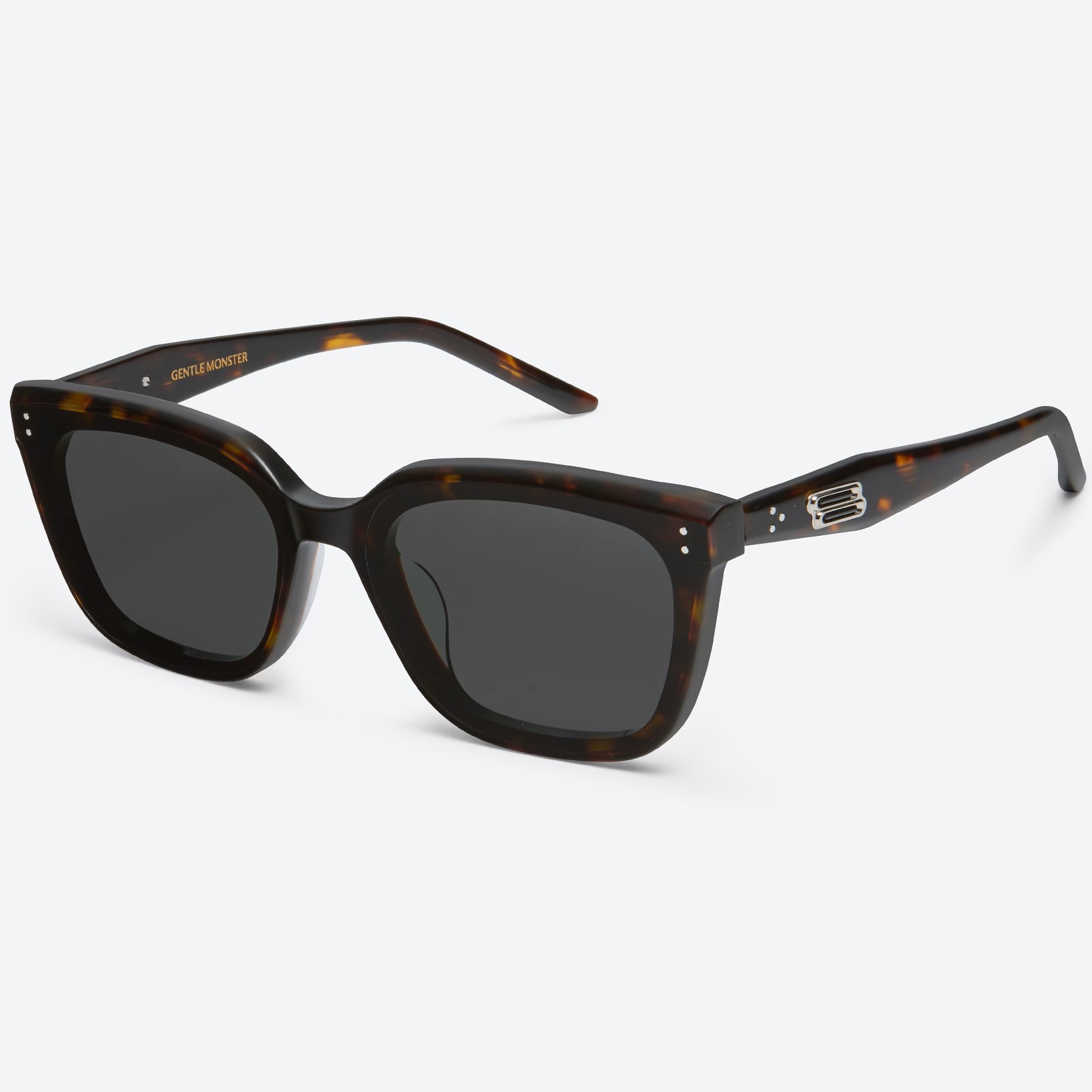 KÍNH MÁT GENTLE MONSTER TOTE T1 BLACK LENSES TORTOISESHELL ACETATE FRAME 1