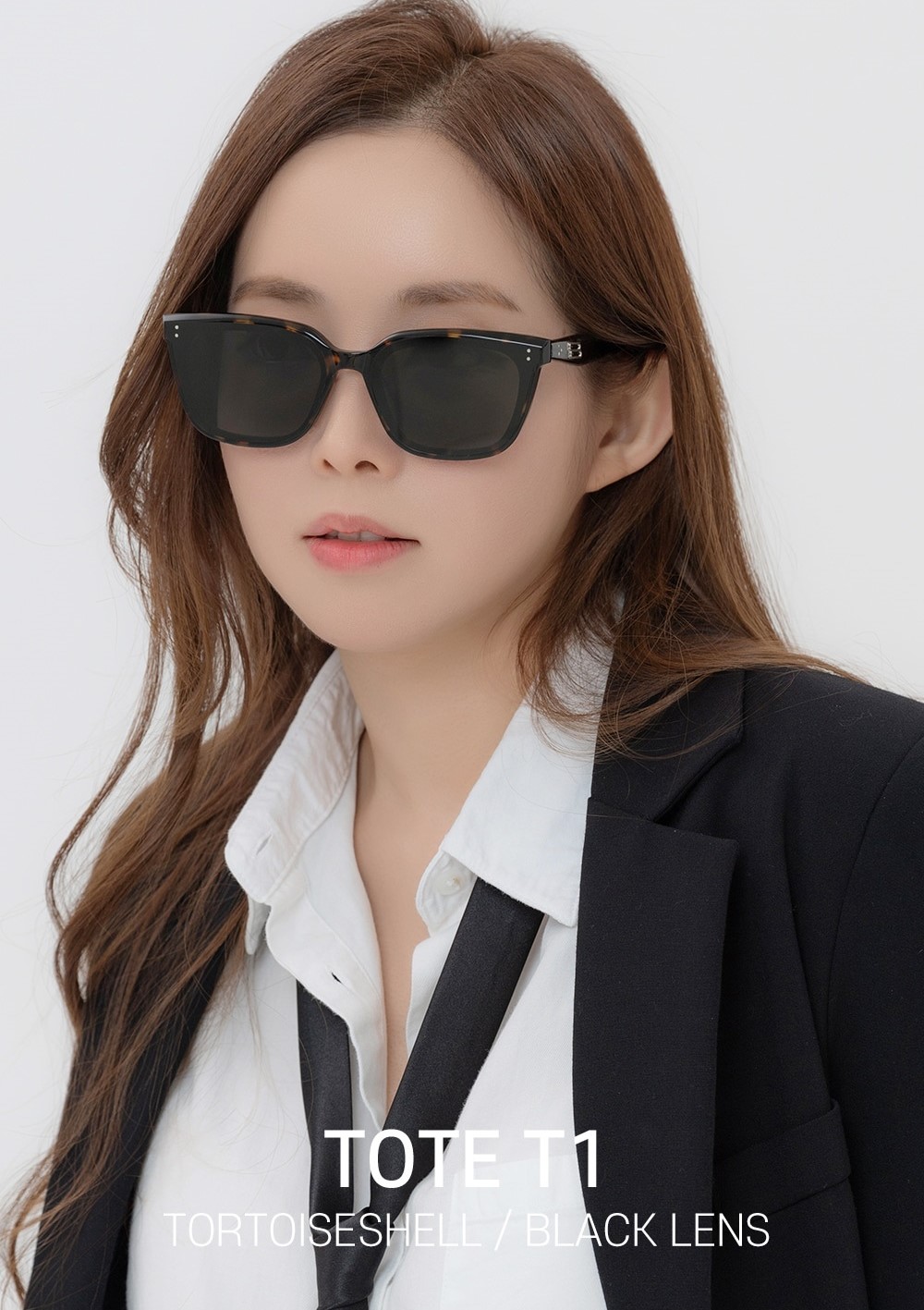 KÍNH MÁT GENTLE MONSTER TOTE T1 BLACK LENSES TORTOISESHELL ACETATE FRAME 4