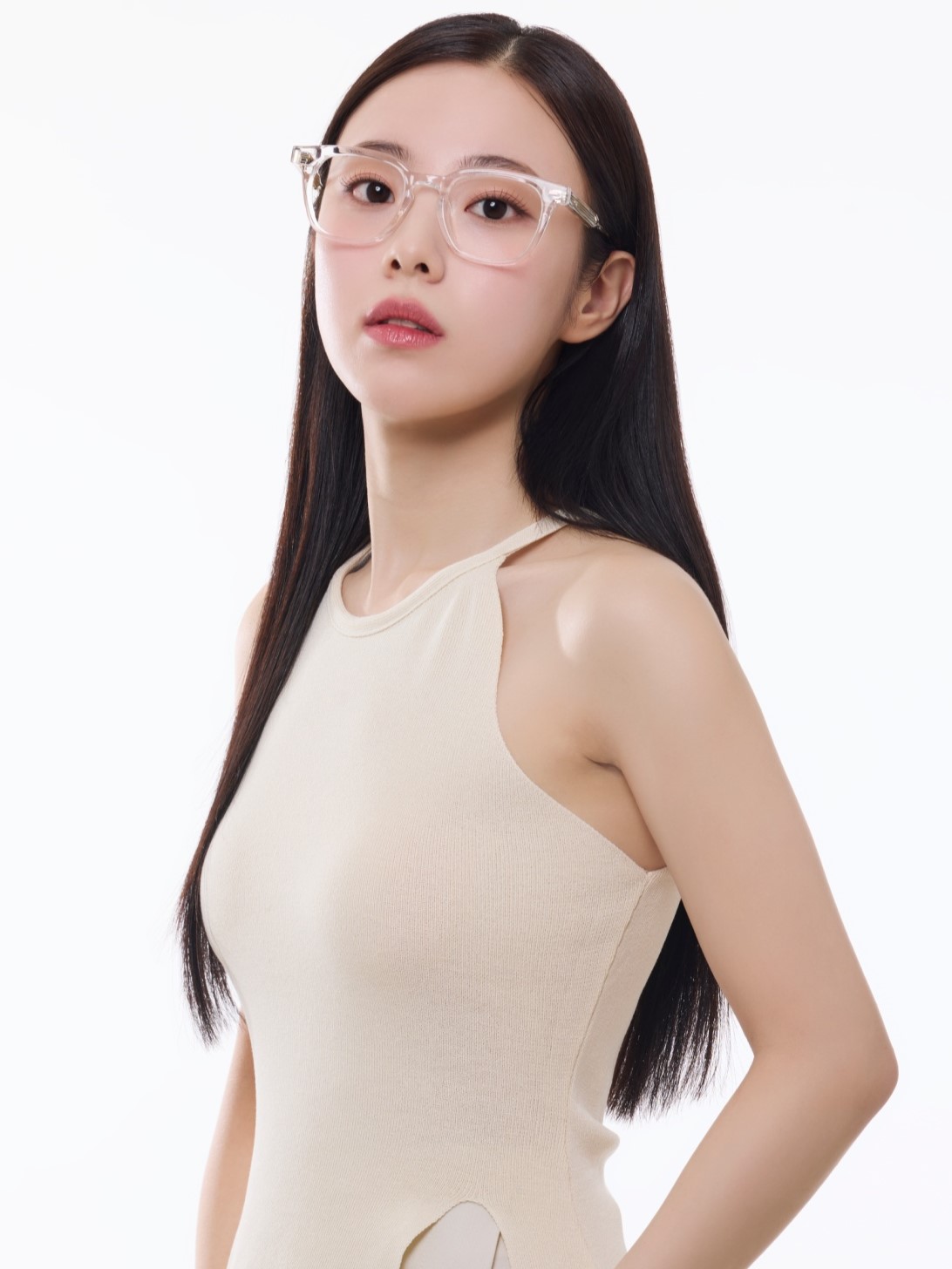Kính mát Gentle Monster Kubo C1 Square Glasses in Clear Acetate Frame 2