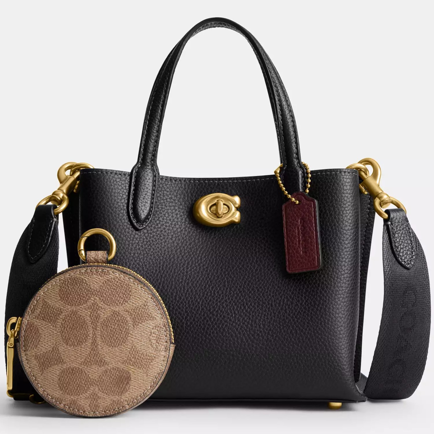 Túi xách đeo chéo nữ Willow Tote Bag 18 Black Multi CW549 4
