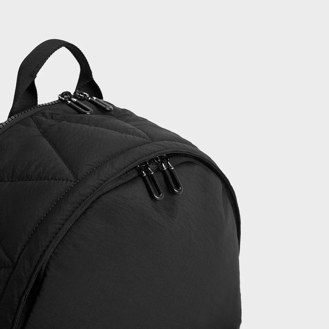 Balo CNK Charles Keith Soleil Nylon Backpack Noir CK2-60671589 3