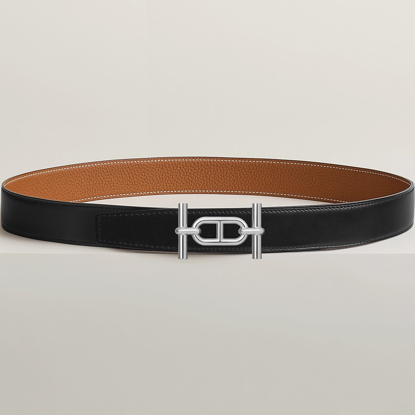 Thắt lưng Hermes Ancre Belt Buckle Reversible Leather Strap 32 mm 2
