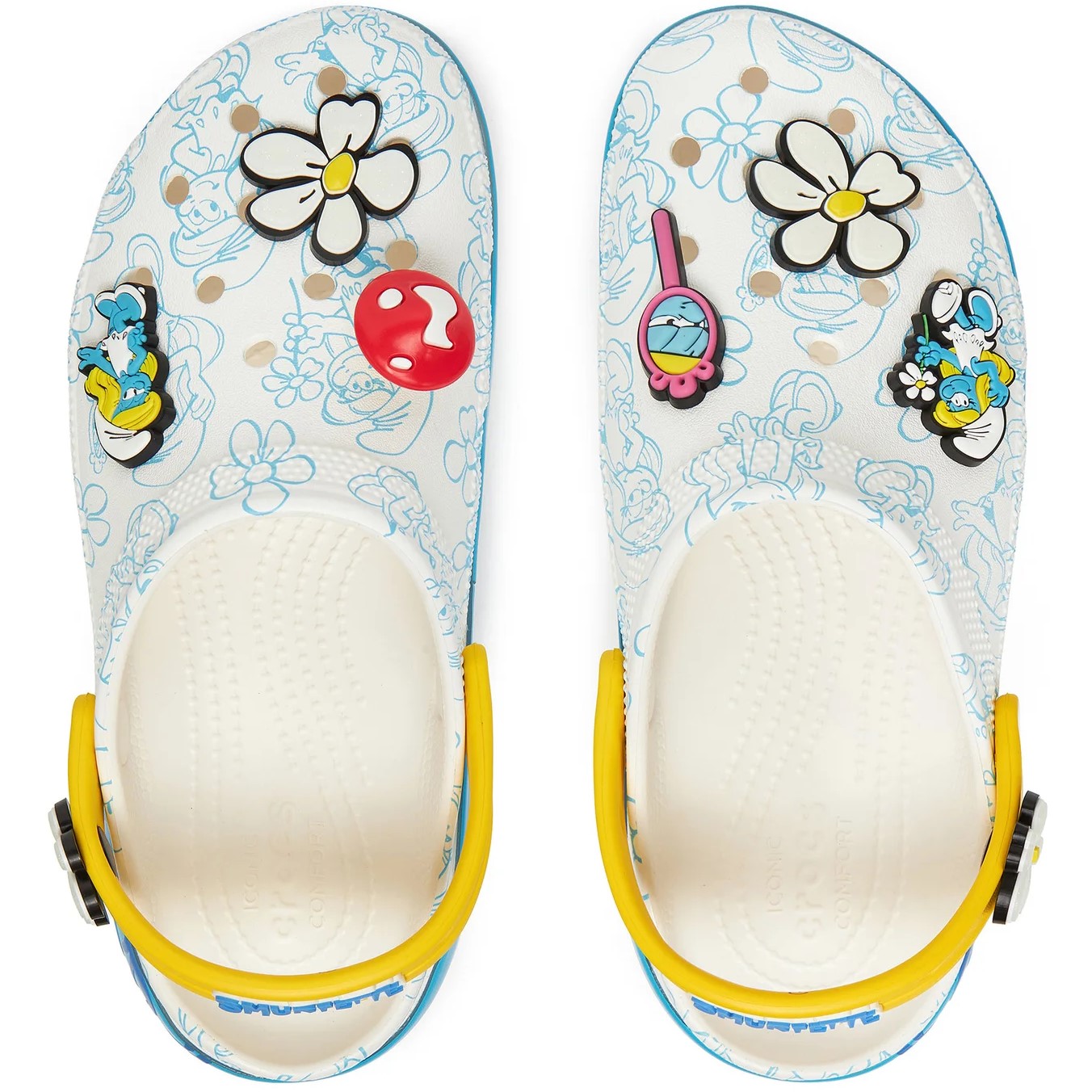 Giày sandal Crocs Unisex Smurfs Platform Clog 210822-90H 7