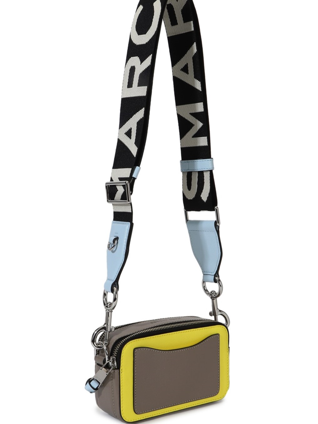 Túi đeo chéo nữ Marc Jacobs màu vàng The Snapshot Crossbody Bag Smiley Yellow Multi 2S3HCR500H03 8
