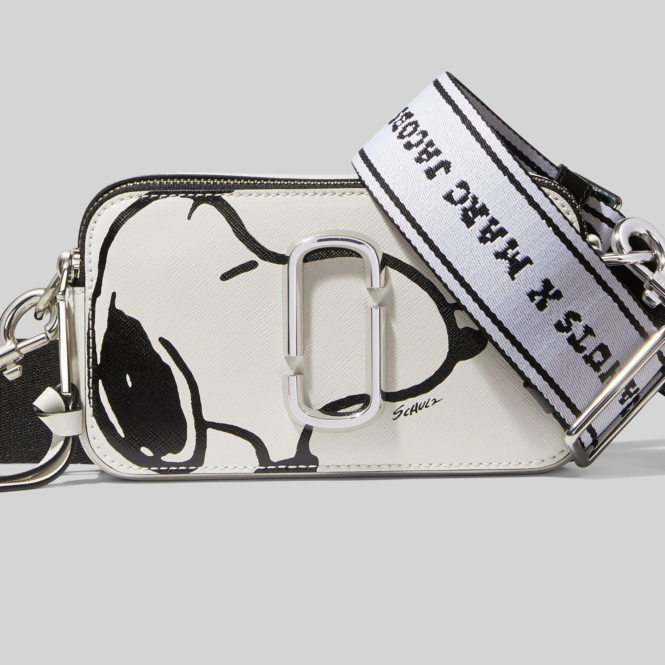 Túi đeo chéo nữ The Marc Jacobs x Peanuts Snoopy | Túi xách Snapshot Camera bag chính hãng 9