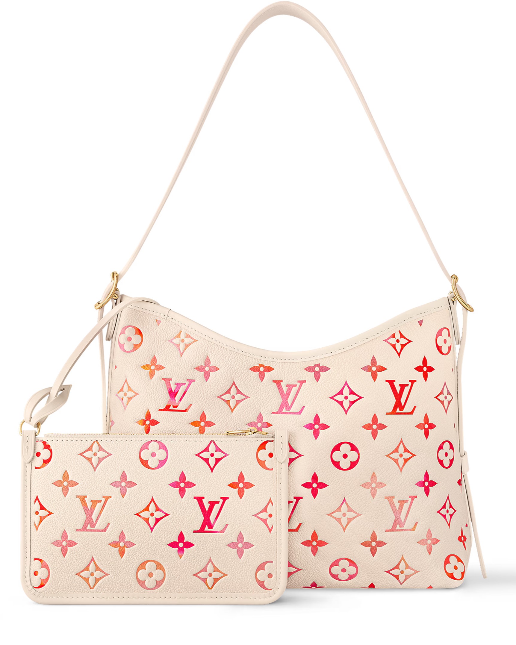 Túi đeo vai Louis Vuitton CarryAll PM Sunrise Aquarelle Monogram Empreinte M24652 1