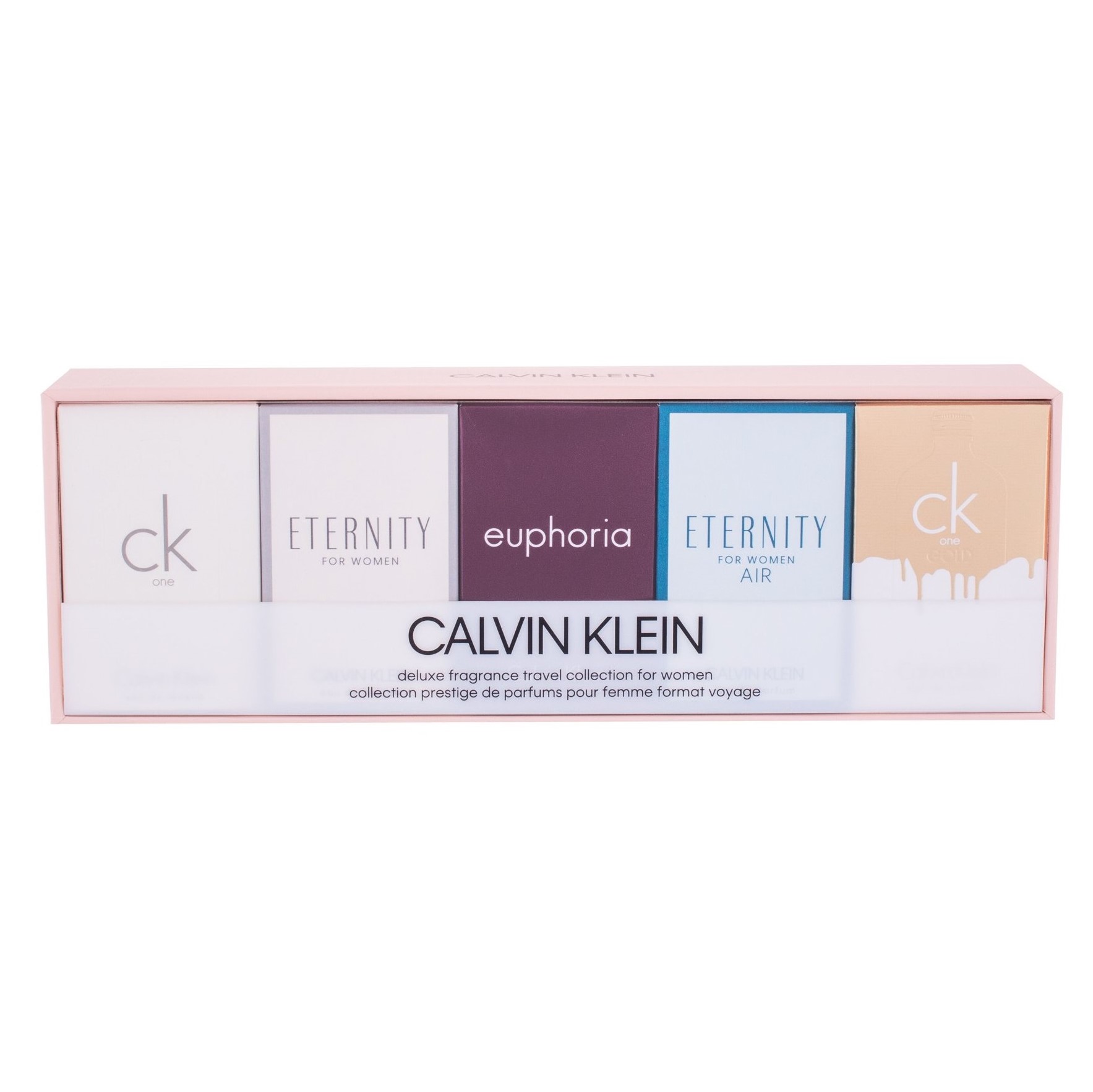 Set nước hoa mini Calvin Klein Deluxe EDP & EDT Fragrance Travel Collection  Gift Set Of 5 Miniatures Unisex