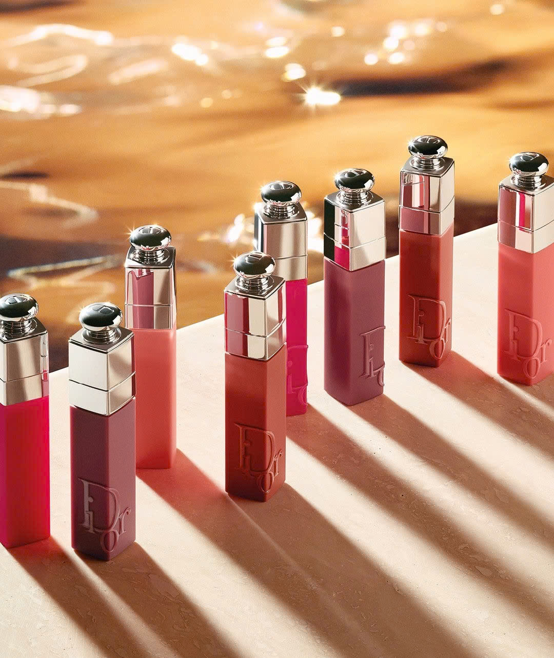 Son môi Dior Addict Lip Tint 561 Natural Poppy Màu Đỏ Cam 2