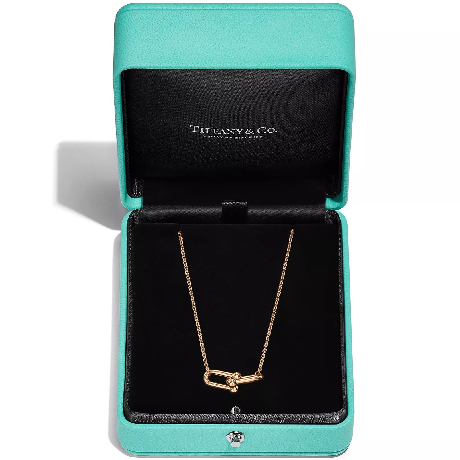 Dây chuyền nữ Tiffany HardWear Small Double Link Pendant in Yellow Gold 3
