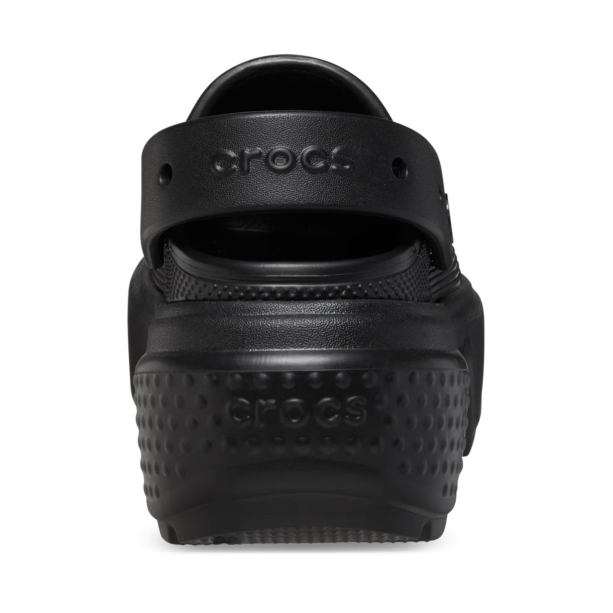Dép sandal Crocs Stomp Clog Platform Black 2