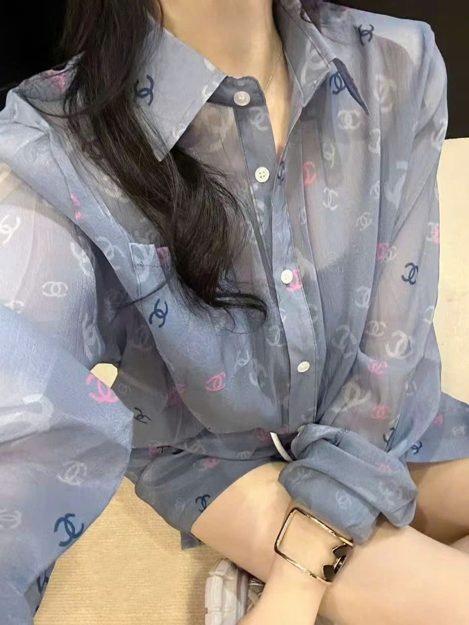 Combo bộ quần ngắn áo sơ mi nữ Chanel 8