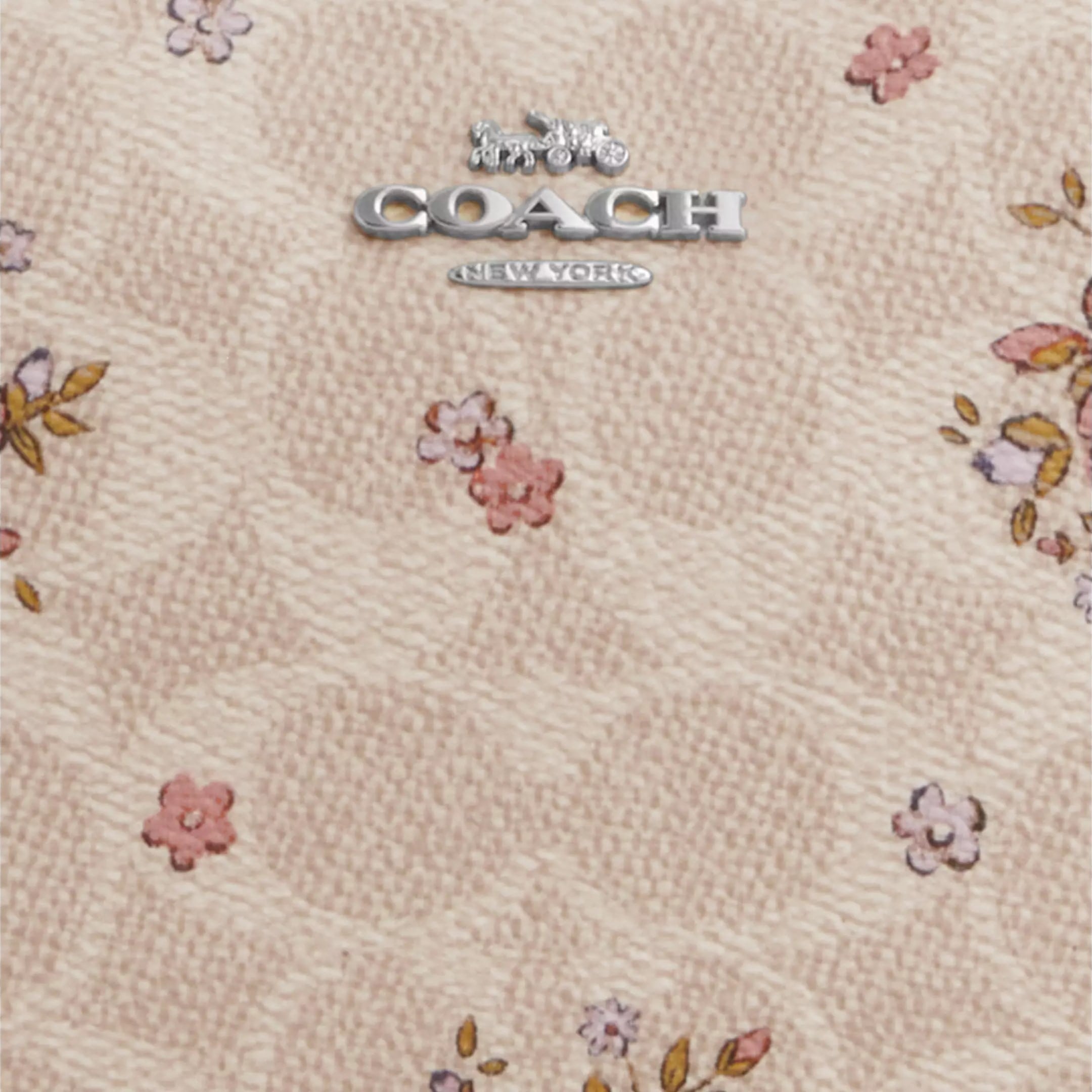Túi kẹp nách Coach Nolita 19 In Signature Canvas With Floral Print Sand Multi CAQ19 4
