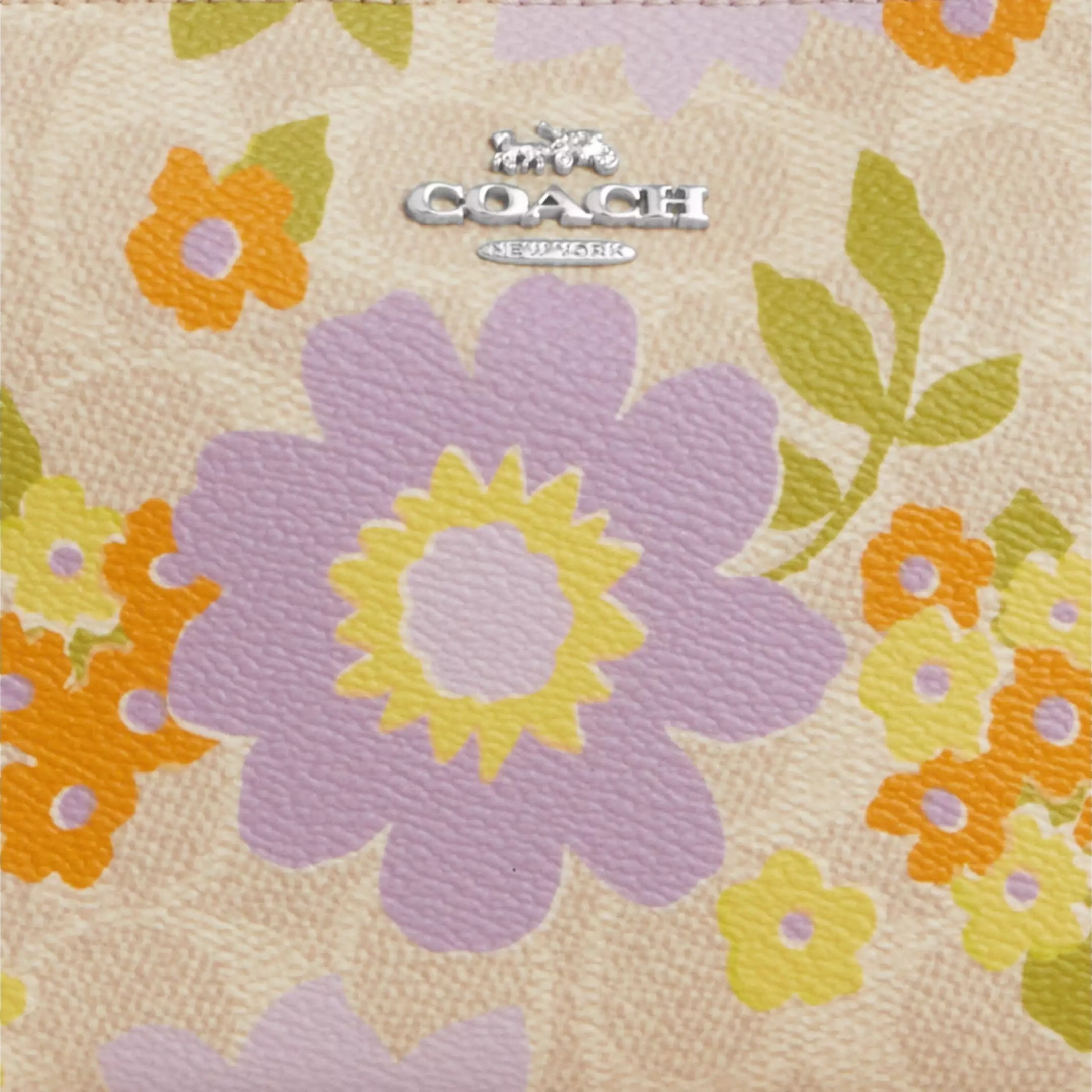 Túi kẹp nách Coach Nolita 19 In Signature Canvas With Floral Print CBM73 1