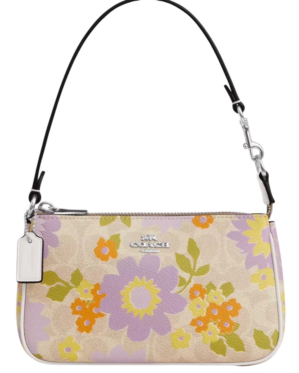 Túi kẹp nách Coach Nolita 19 In Signature Canvas With Floral Print CBM73 7