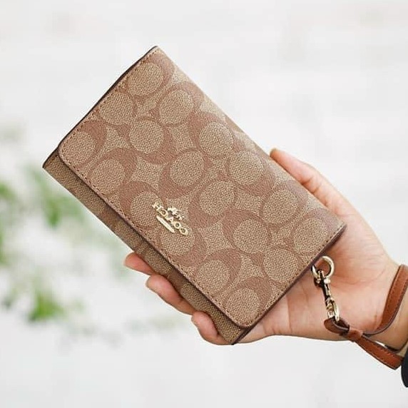 VÍ NỮ DÀI COACH DA THẬT | COACH NEW YORK WALLET 9