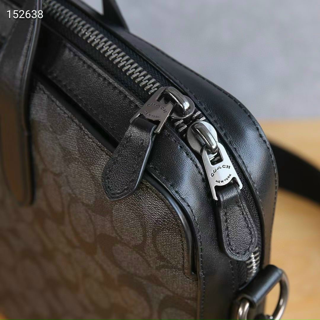 CẶP CÔNG SỞ NAM COACH PENN BRIEF IN LEATHER BAG 11