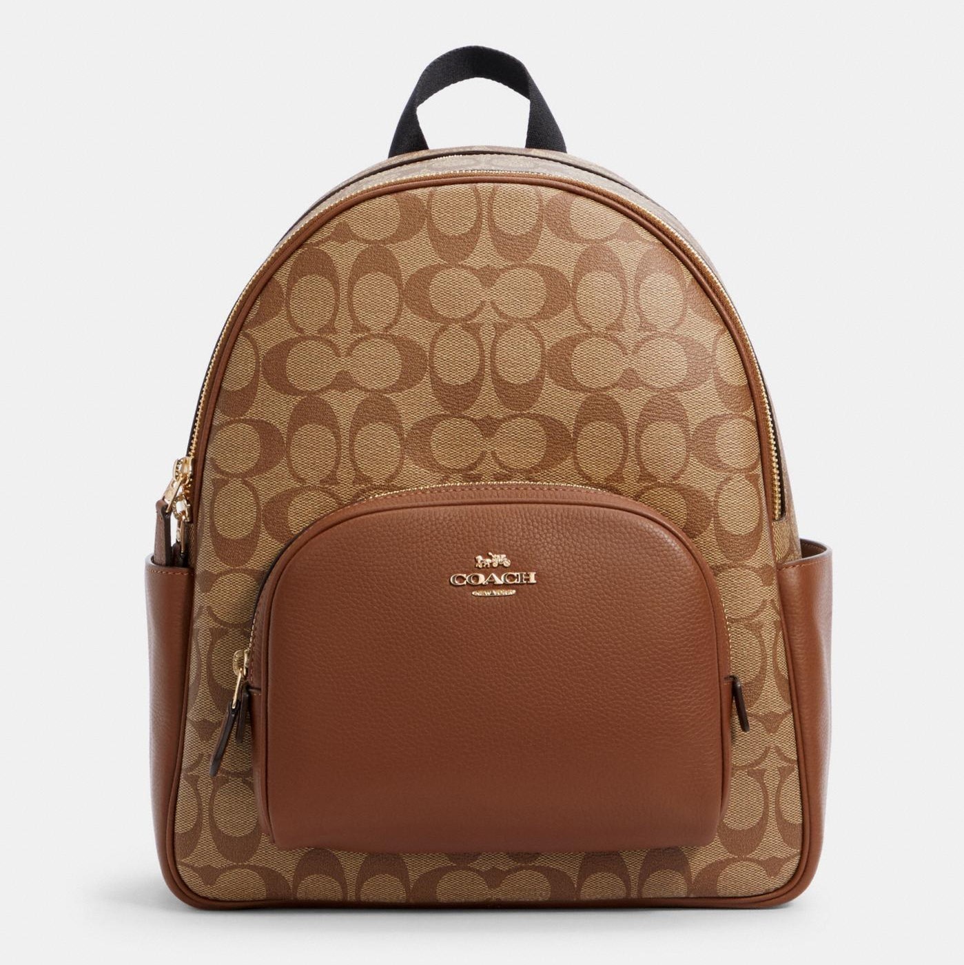 BALO NỮ COACH COURT BACKPACK IN SIGNATURE CANVAS 3