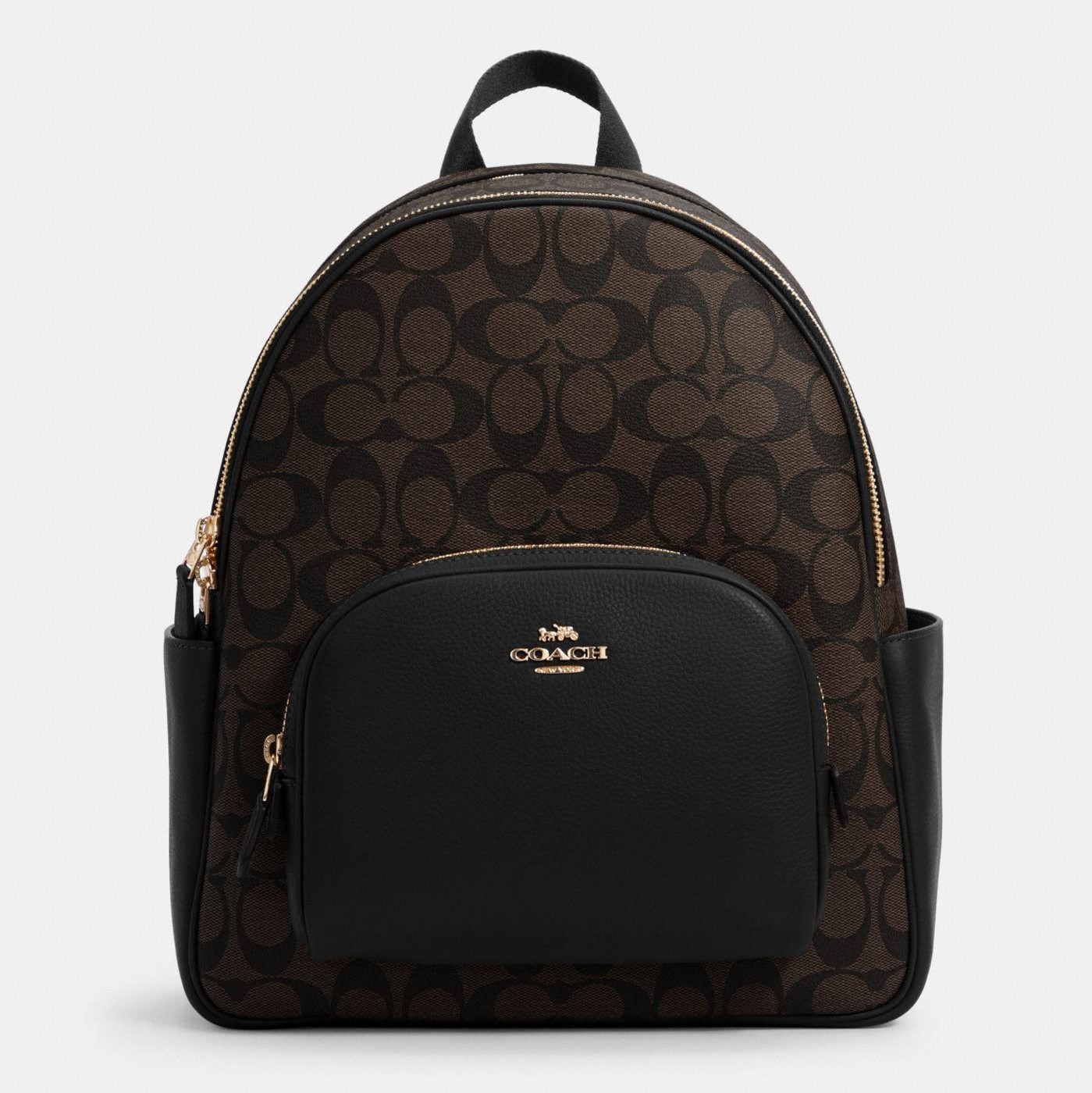 BALO NỮ COACH COURT BACKPACK IN SIGNATURE CANVAS 23