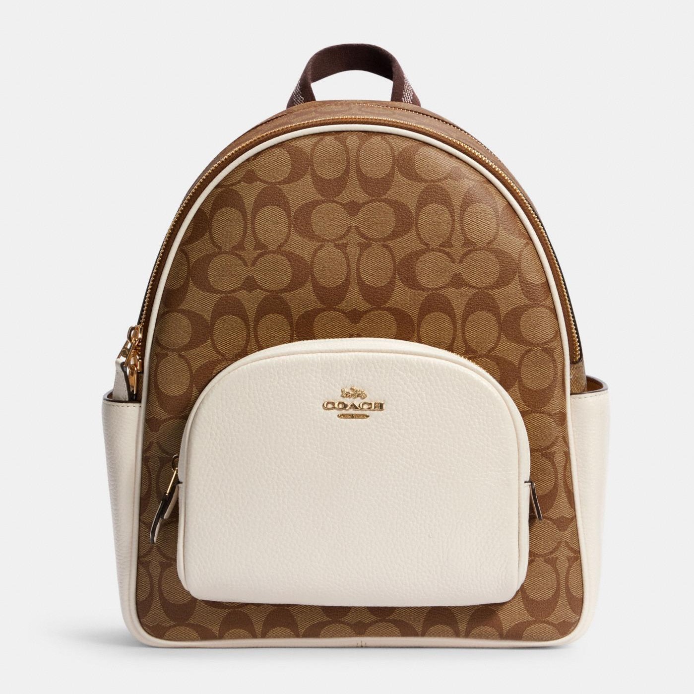 BALO NỮ COACH COURT BACKPACK IN SIGNATURE CANVAS 24