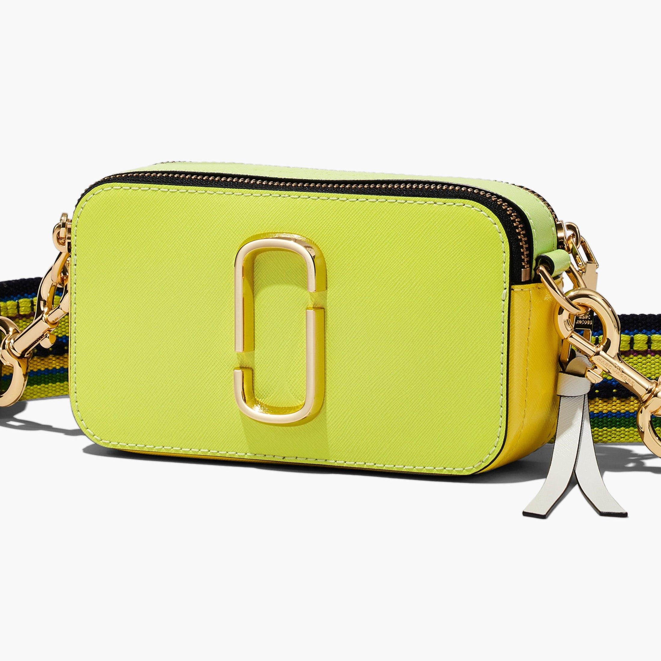 Túi đeo chéo nữ Marc Jacobs màu xanh The Colorblock Snapshot Camera Bag Evening Primrose Multi 1