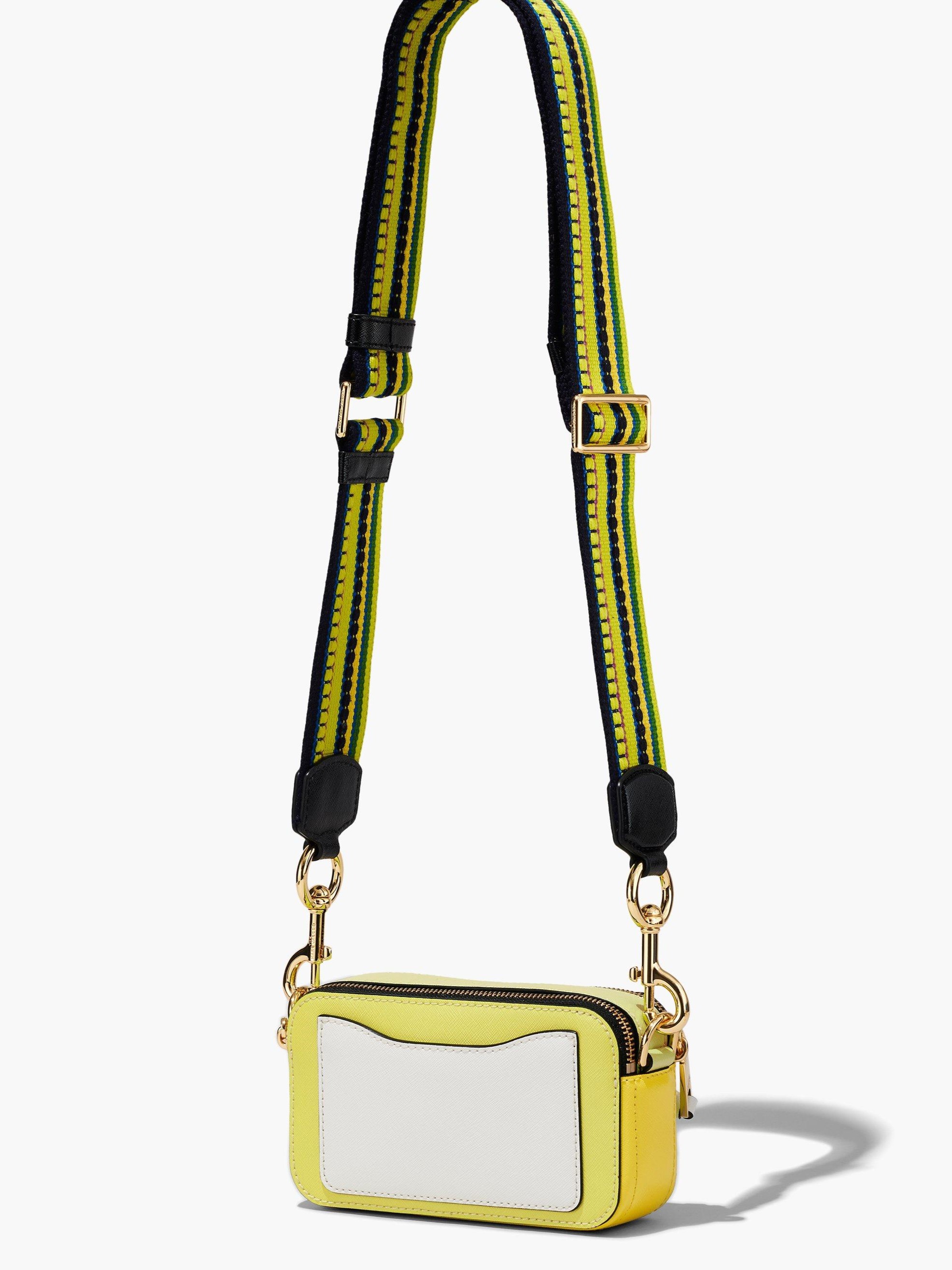 Túi đeo chéo nữ Marc Jacobs màu xanh The Colorblock Snapshot Camera Bag Evening Primrose Multi 5