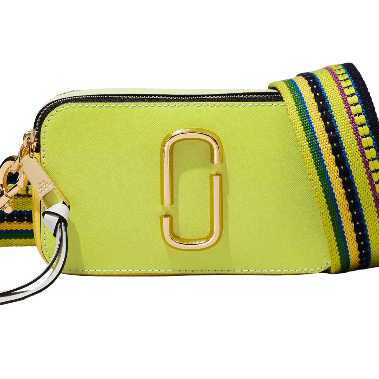 Túi đeo chéo nữ Marc Jacobs màu xanh The Colorblock Snapshot Camera Bag Evening Primrose Multi 7