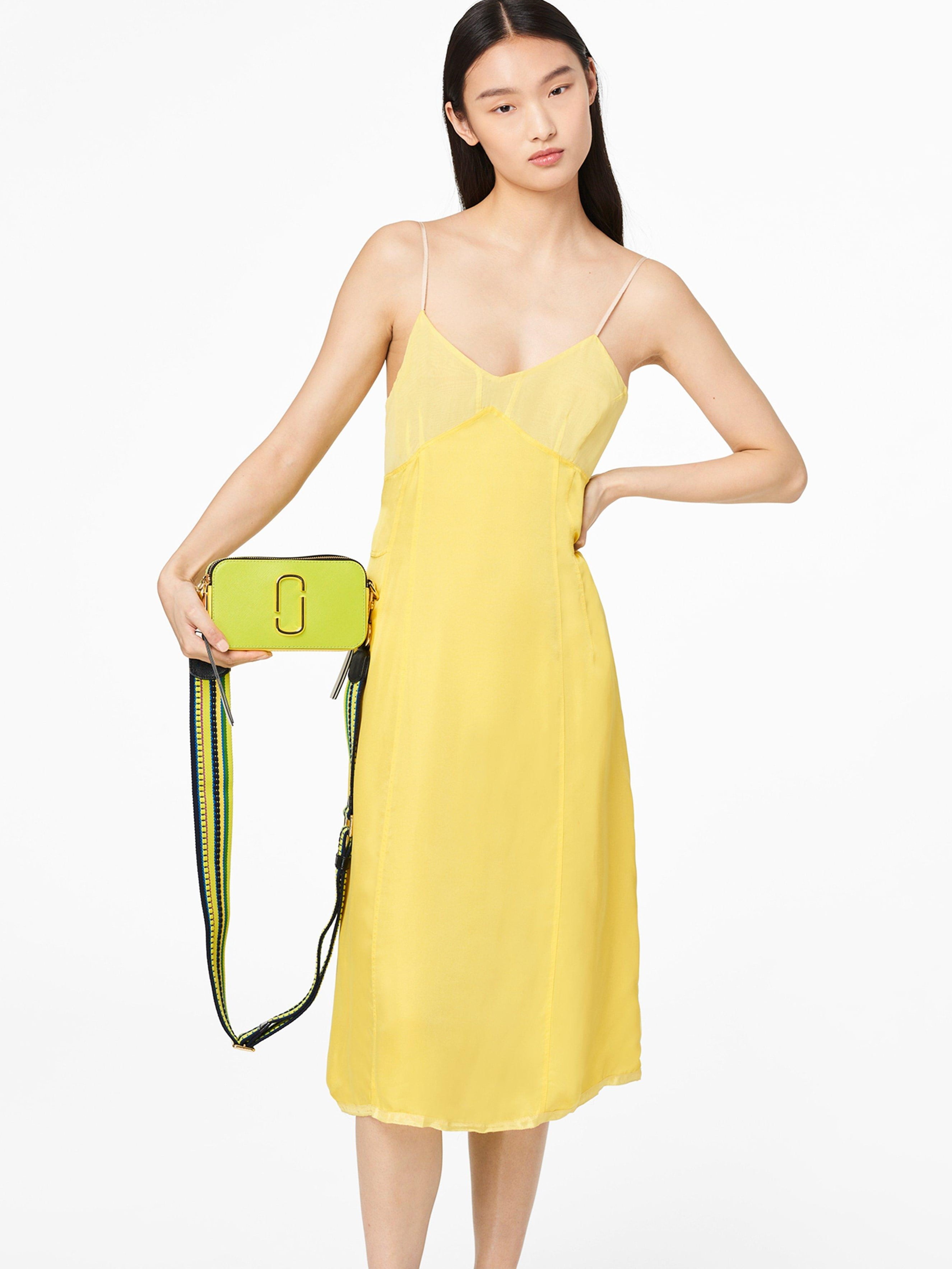 Túi đeo chéo nữ Marc Jacobs màu xanh The Colorblock Snapshot Camera Bag Evening Primrose Multi 6