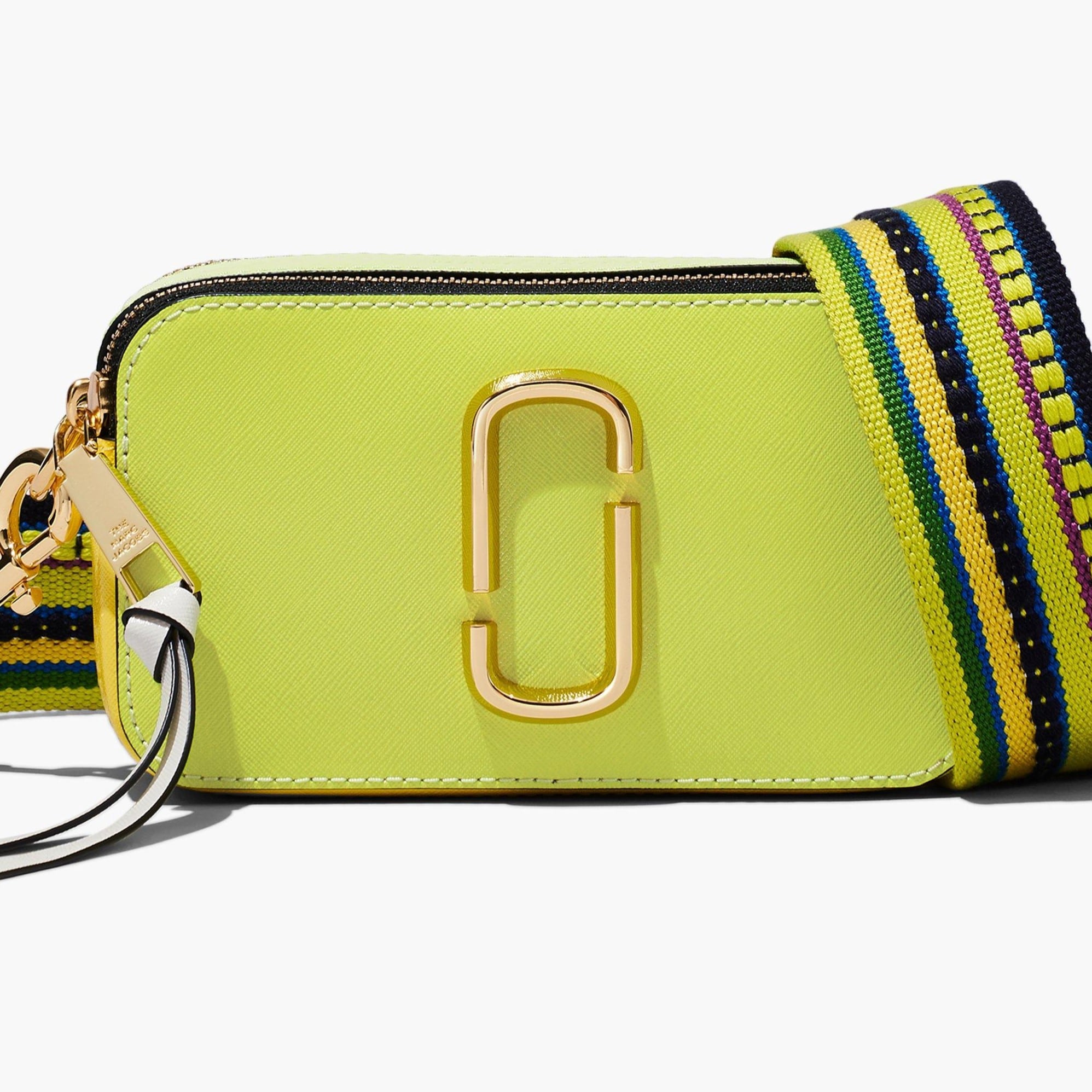 Túi đeo chéo nữ Marc Jacobs màu xanh The Colorblock Snapshot Camera Bag Evening Primrose Multi 8