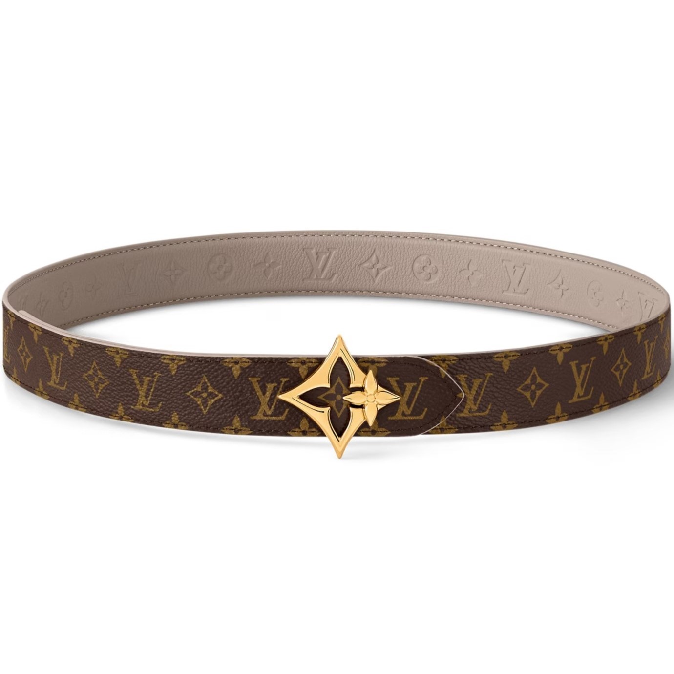 Dây nịt Hai Mặt LV Louis Vuitton Flowergram Ard 30mm 1