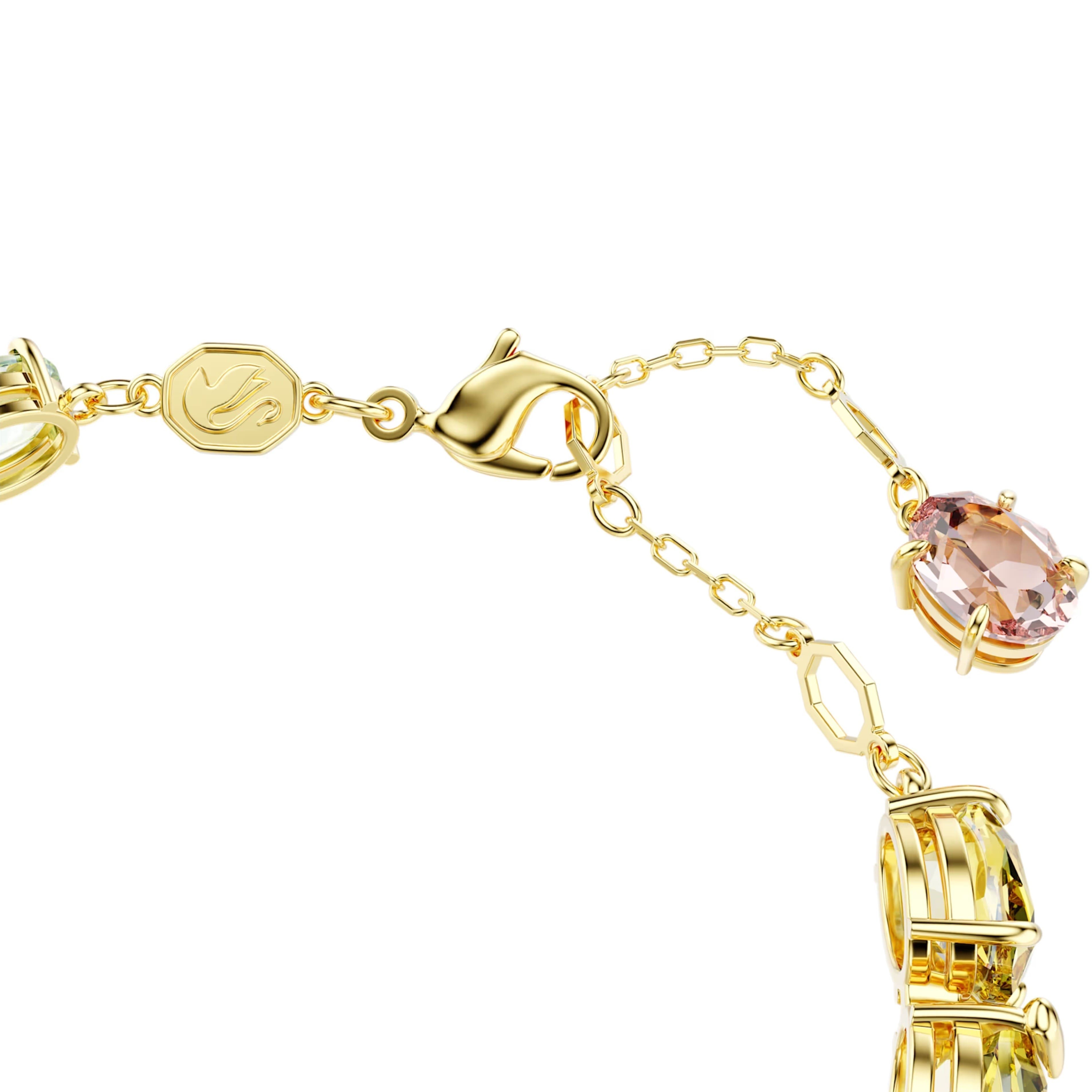 Lắc tay Swarovski Gema Bracelet Mixed Cuts Multicolored Gold-tone Plated 5705808 2