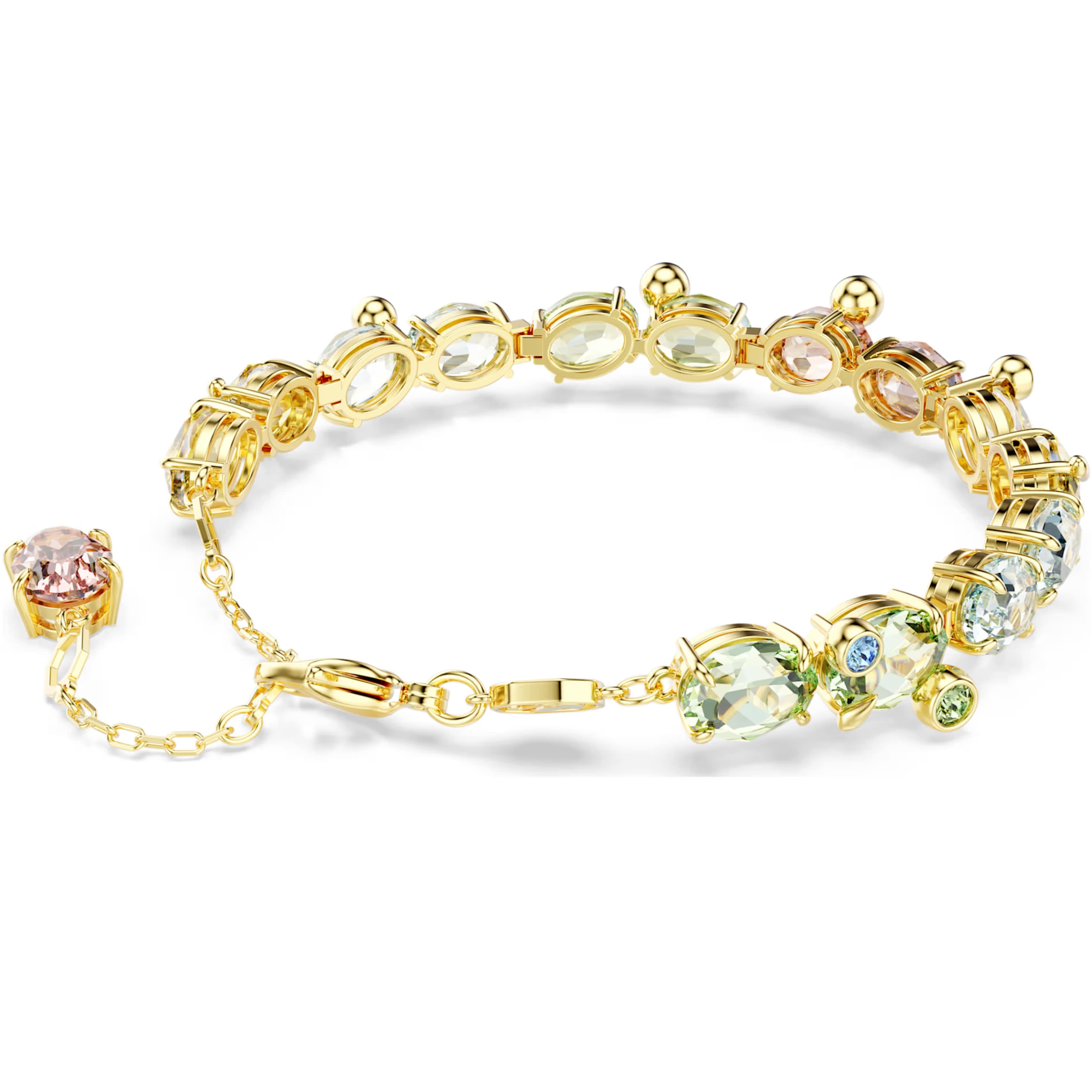 Lắc tay Swarovski Gema Bracelet Mixed Cuts Multicolored Gold-tone Plated 5705808 3