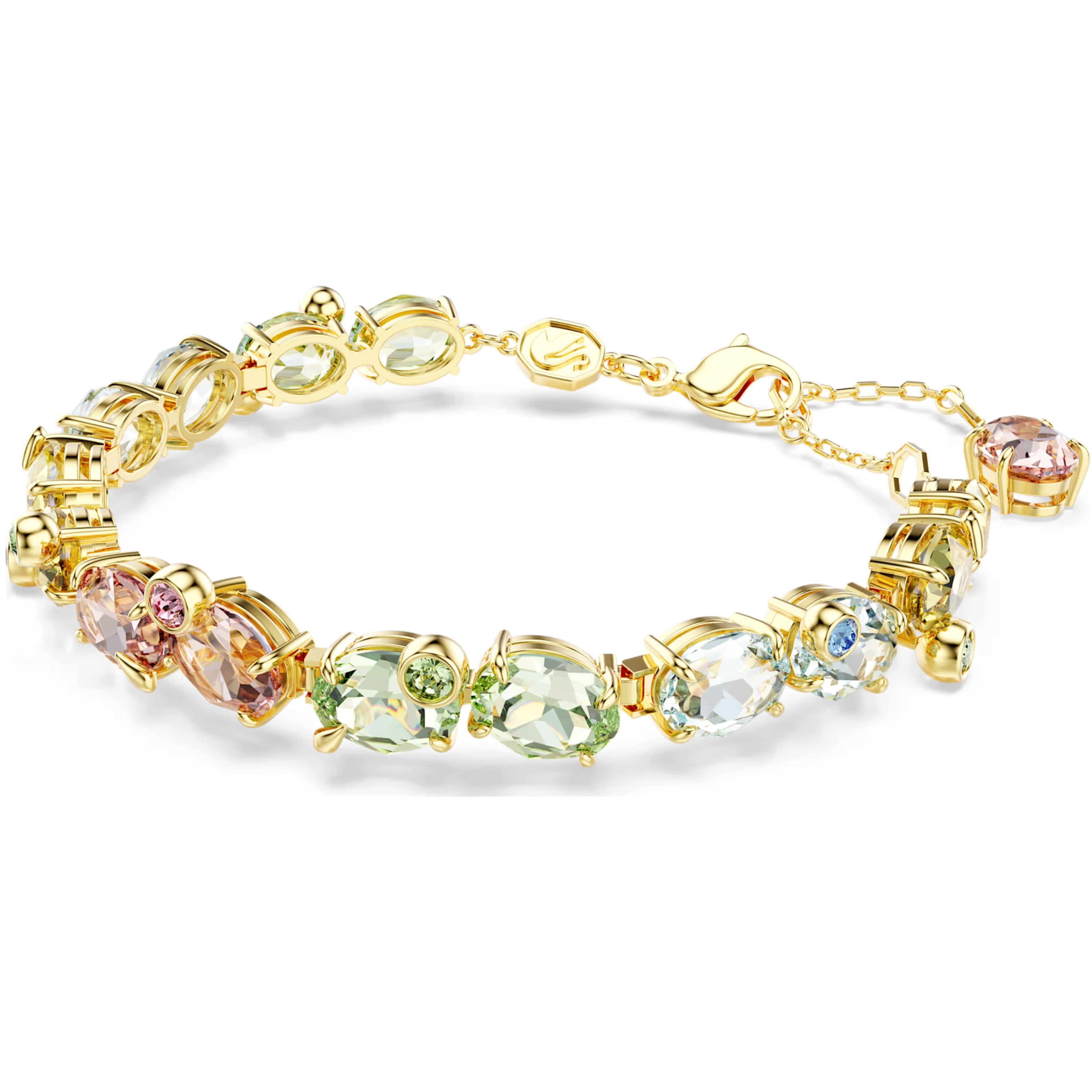 Lắc tay Swarovski Gema Bracelet Mixed Cuts Multicolored Gold-tone Plated 5705808 7