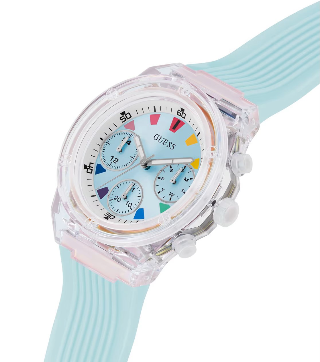 Đồng Hồ đeo tay Nữ Guess Eco-Friendly Multifunction Women Watch GW0438L8 6