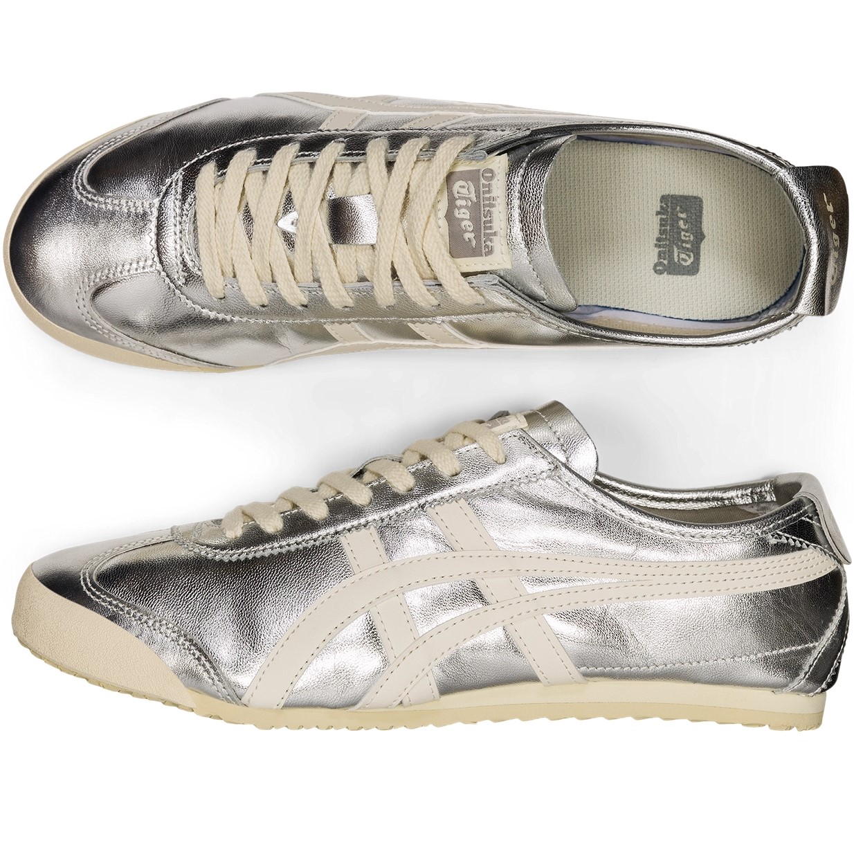 Giày thể thao Onitsuka Tiger Mexico 66 Unisex Shoes Silver Off White 1183B566-021 3