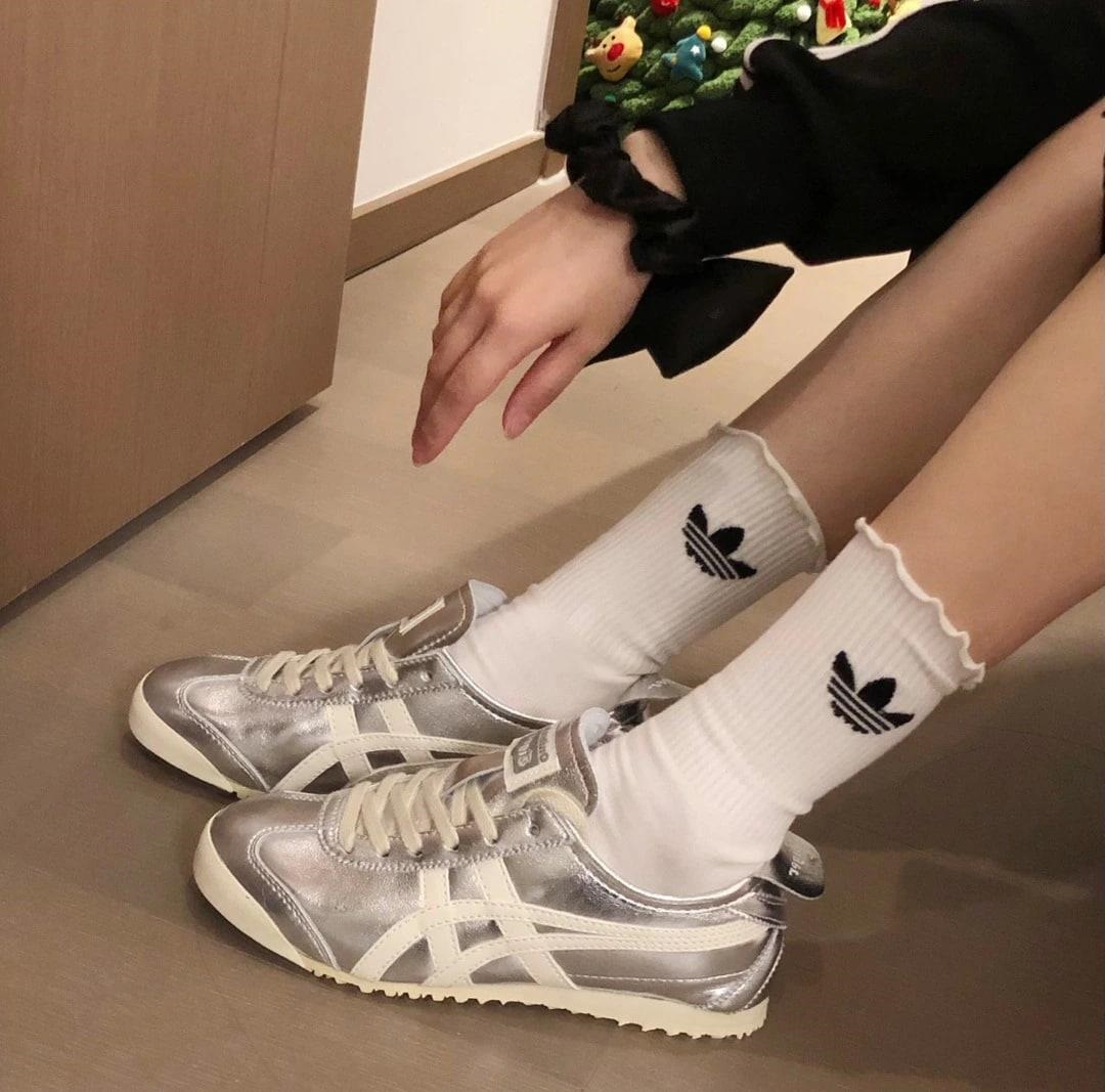 Giày thể thao Onitsuka Tiger Mexico 66 Unisex Shoes Silver Off White 1183B566-021 12