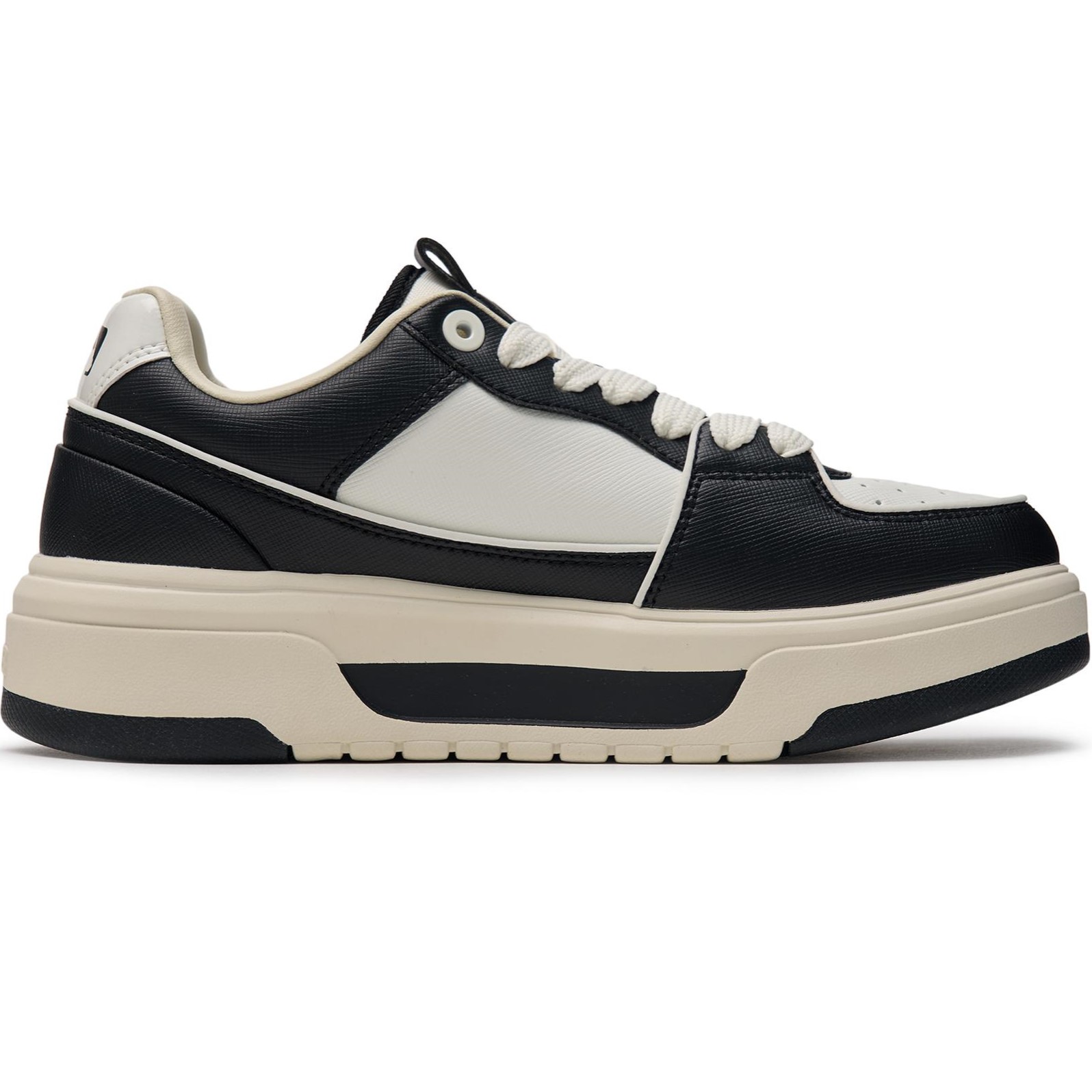 Giày unisex MLB Korea Chunky Liner SL Saffiano New York Yankees Black 3ASXCLS4N-50BKS 1