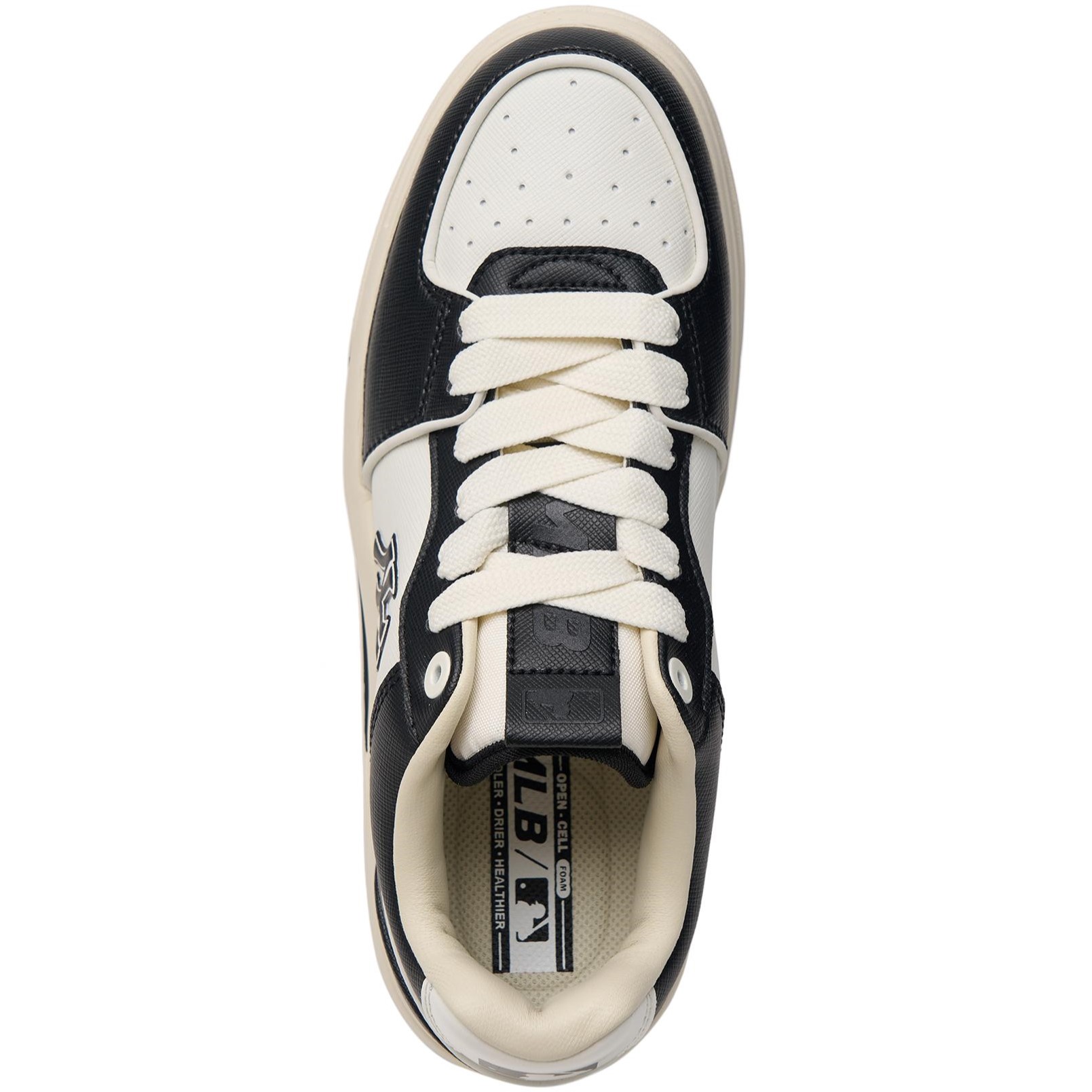 Giày unisex MLB Korea Chunky Liner SL Saffiano New York Yankees Black 3ASXCLS4N-50BKS 6